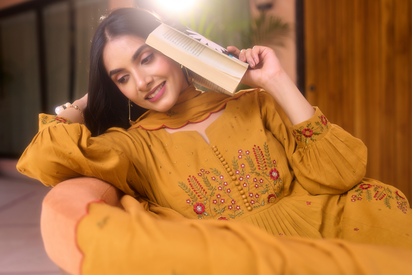 Warm Mustard Suit Set