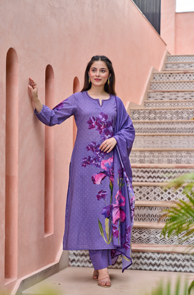 Dusky Petal Suit Set