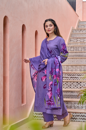 Dusky Petal Suit Set