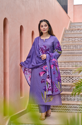 Dusky Petal Suit Set