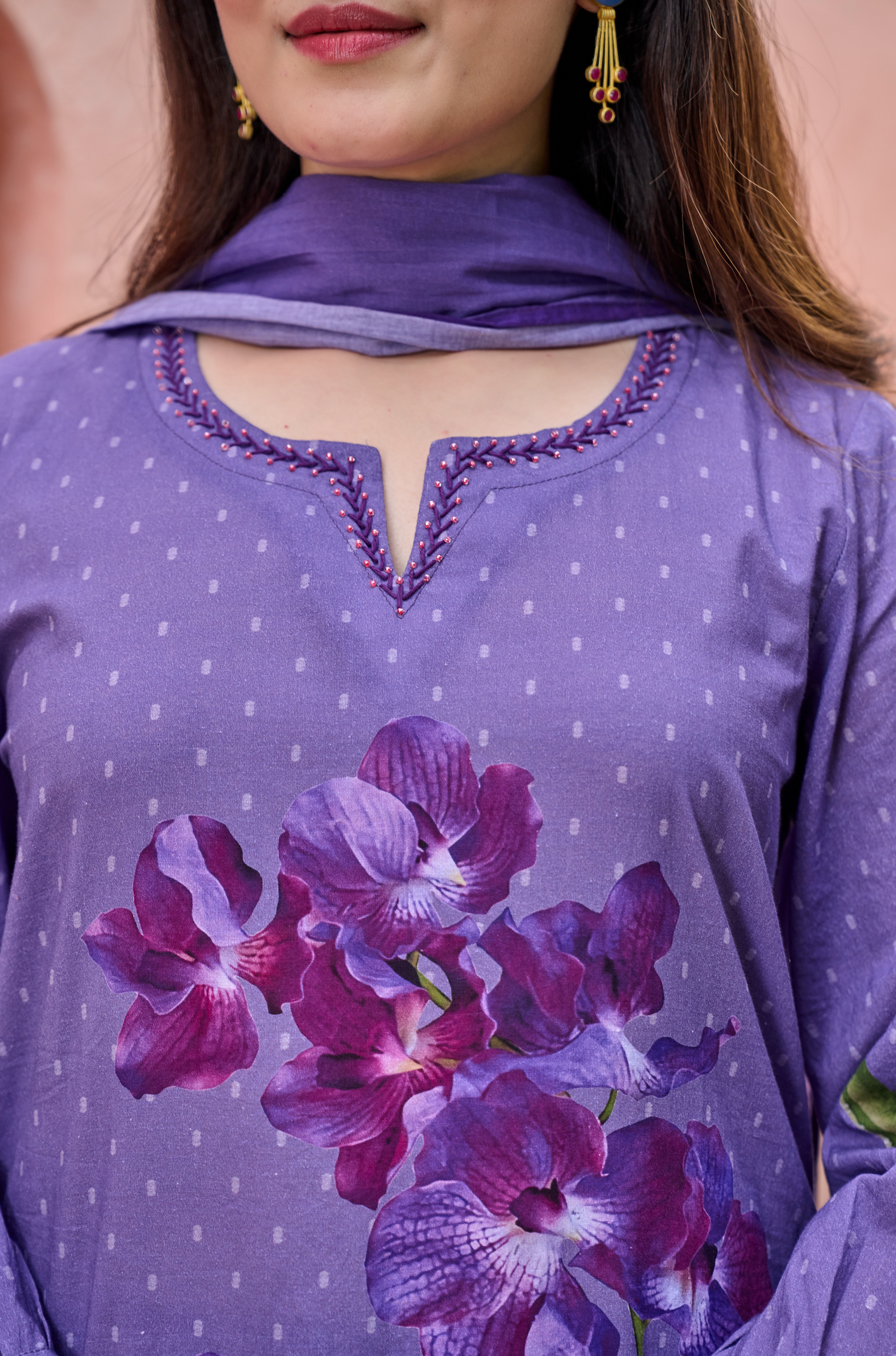 Dusky Petal Suit Set