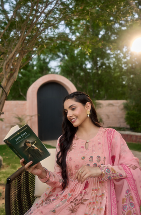 Blush Blossom Flared Suit Set