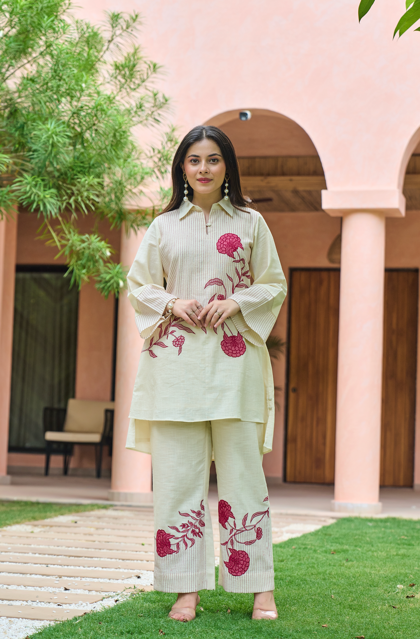 Fuchsia Bloom Co-ord Set