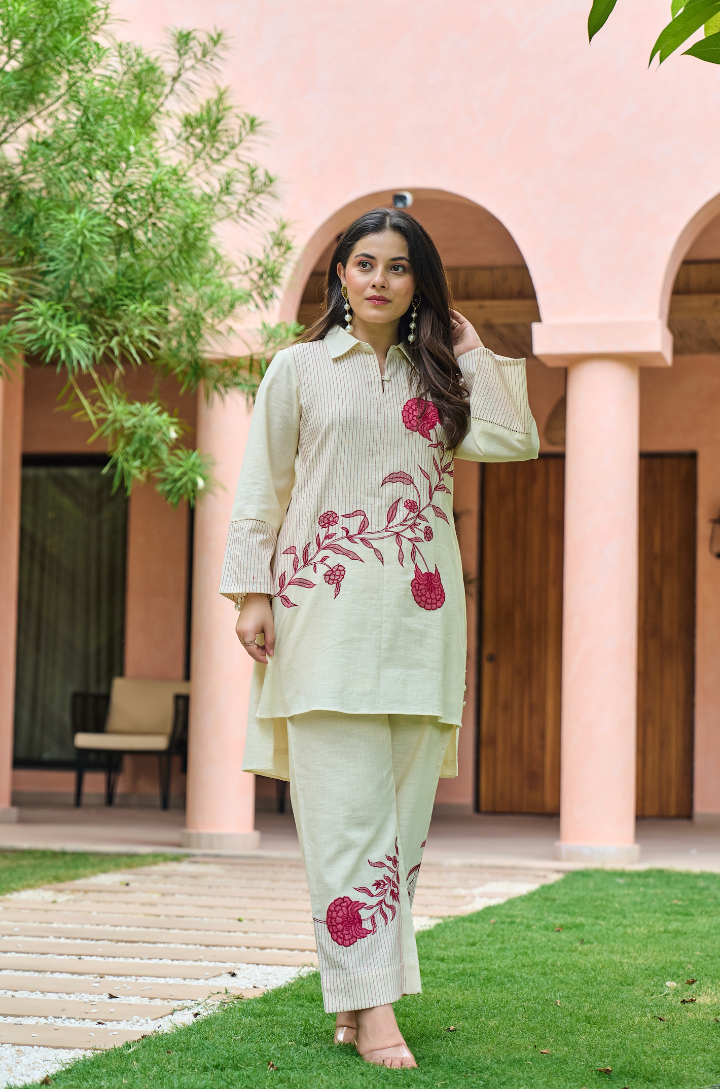 Fuchsia Bloom Co-ord Set