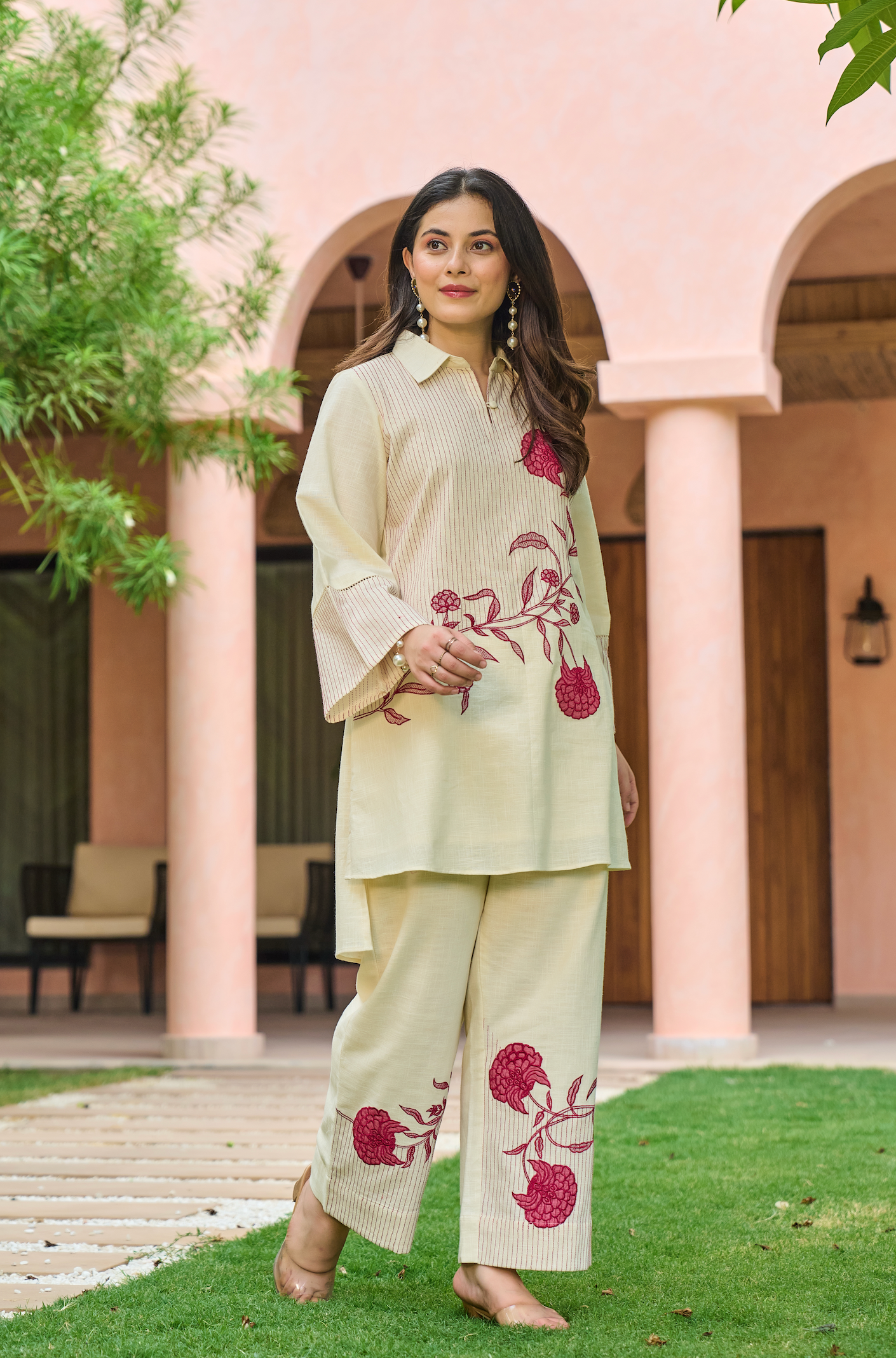 Fuchsia Bloom Co-ord Set