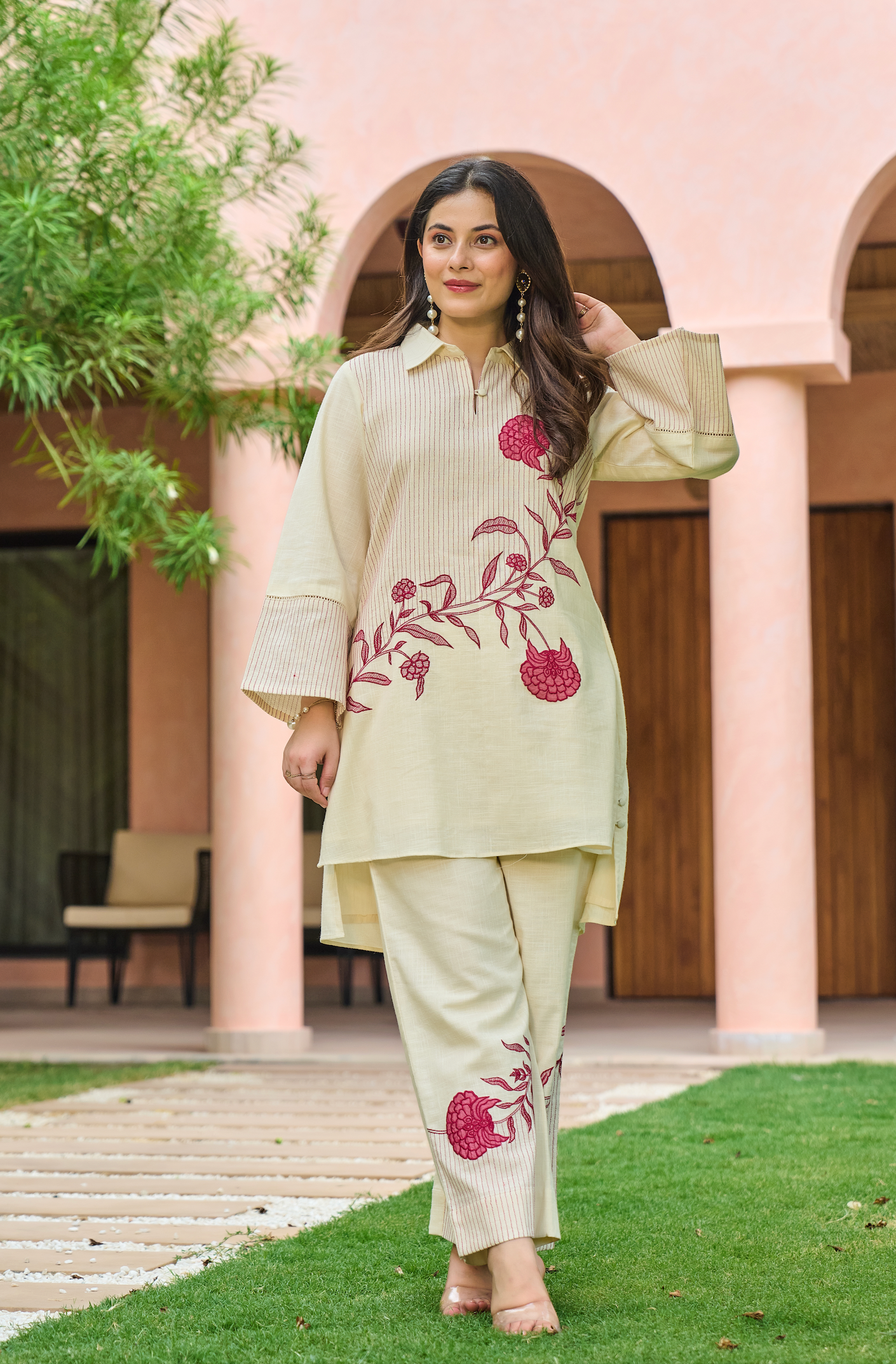 Fuchsia Bloom Co-ord Set