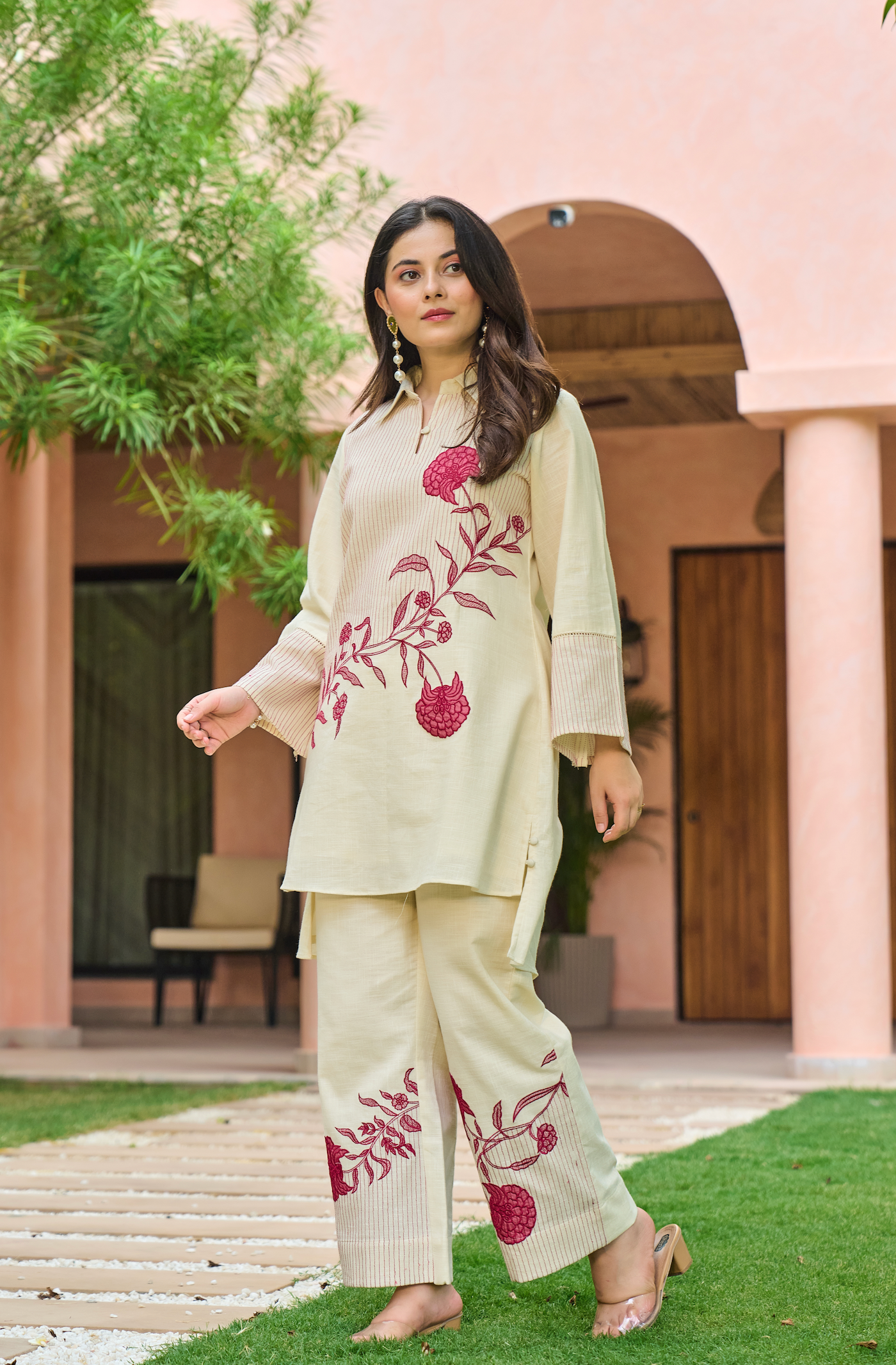 Fuchsia Bloom Co-ord Set