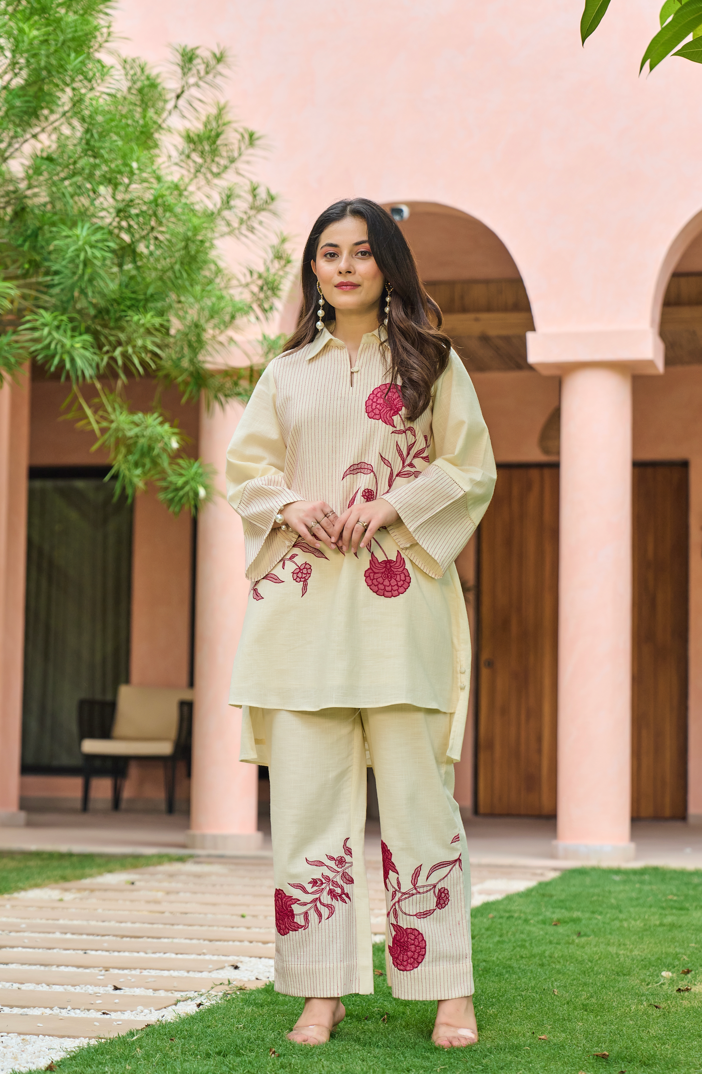 Fuchsia Bloom Co-ord Set