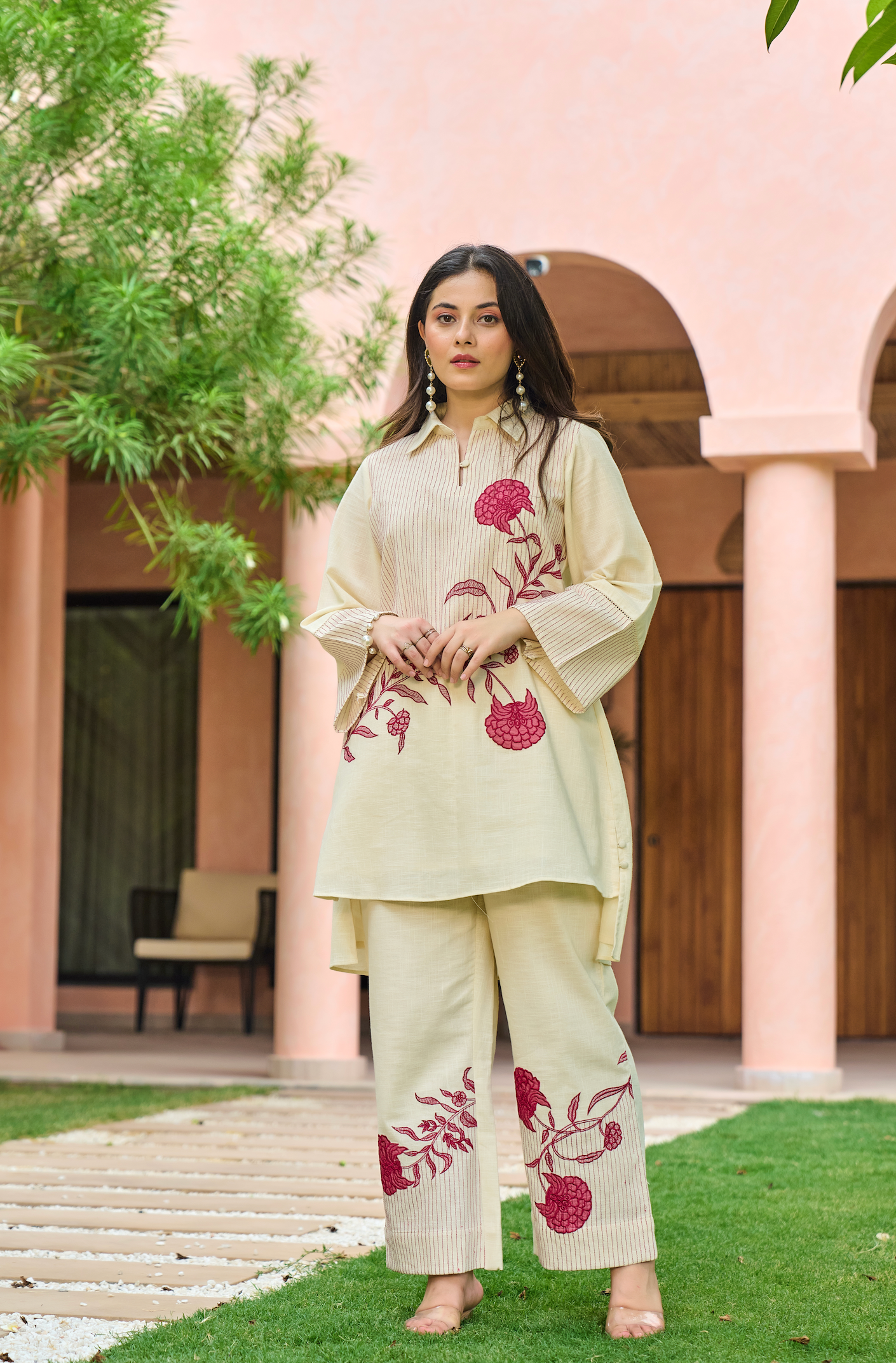 Fuchsia Bloom Co-ord Set