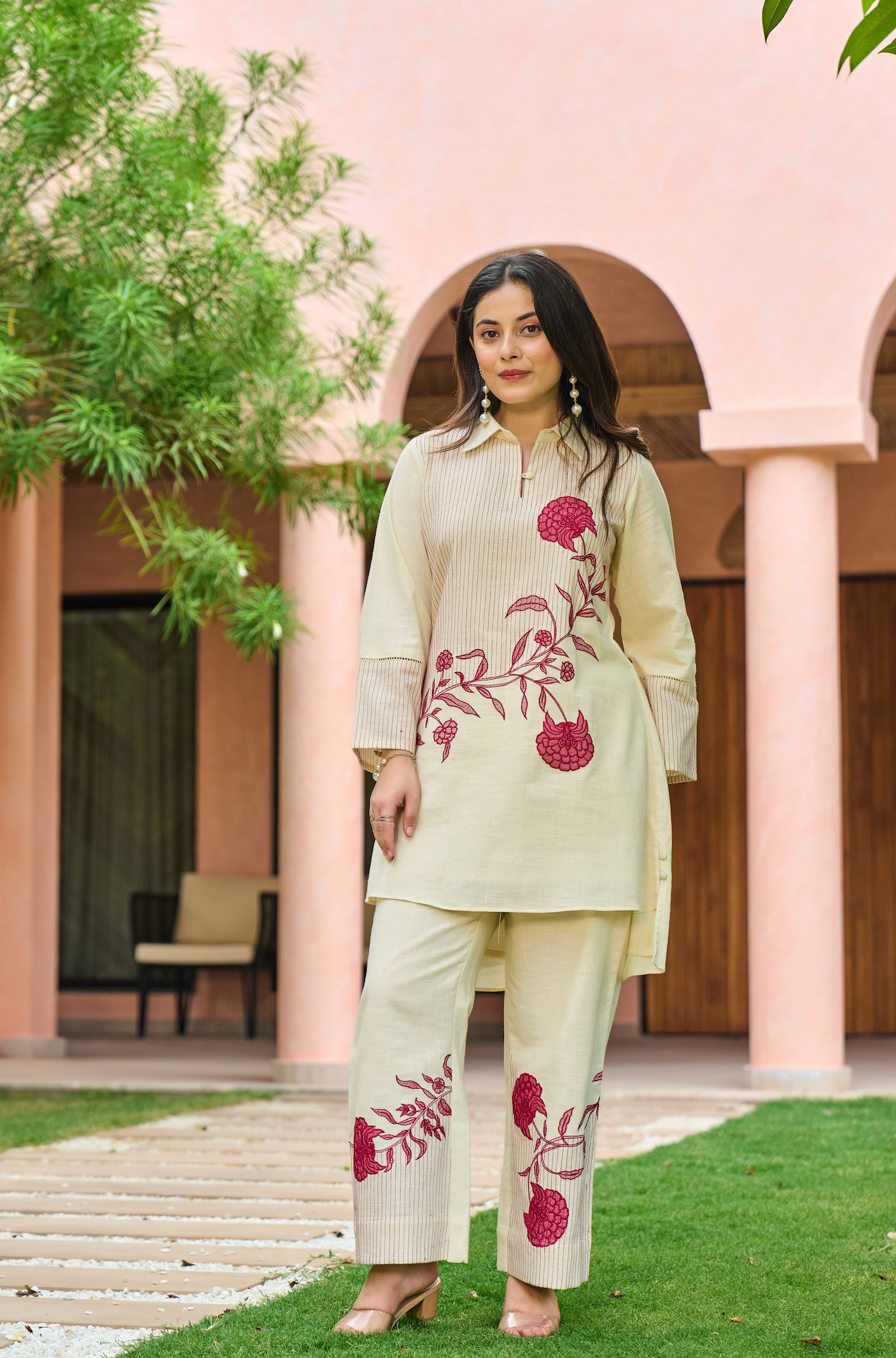 Fuchsia Bloom Co-ord Set