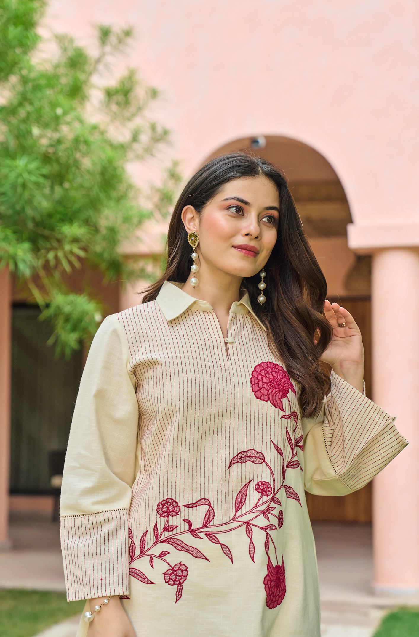 Fuchsia Bloom Co-ord Set