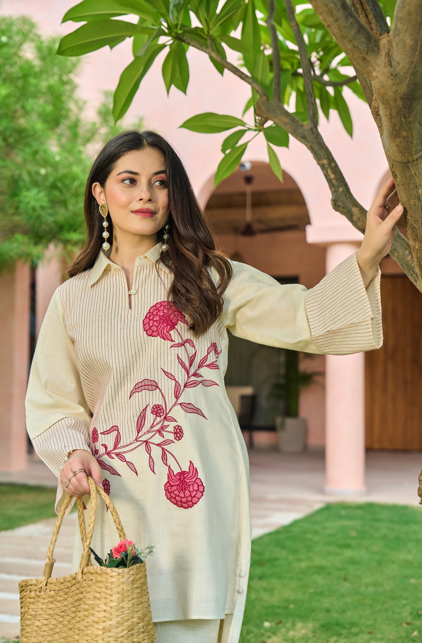 Fuchsia Bloom Co-ord Set