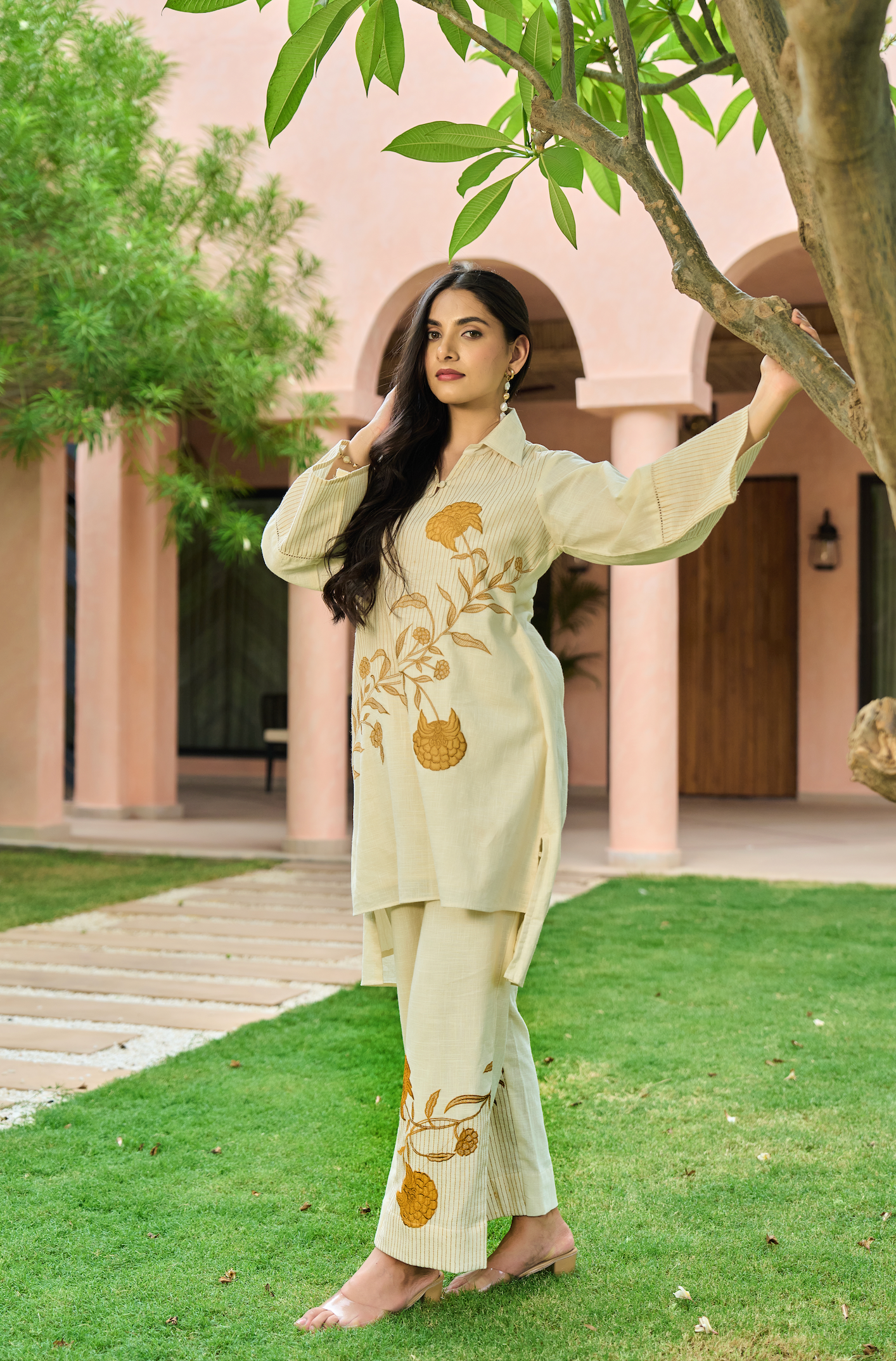 Amber Blossom Co-ord Set