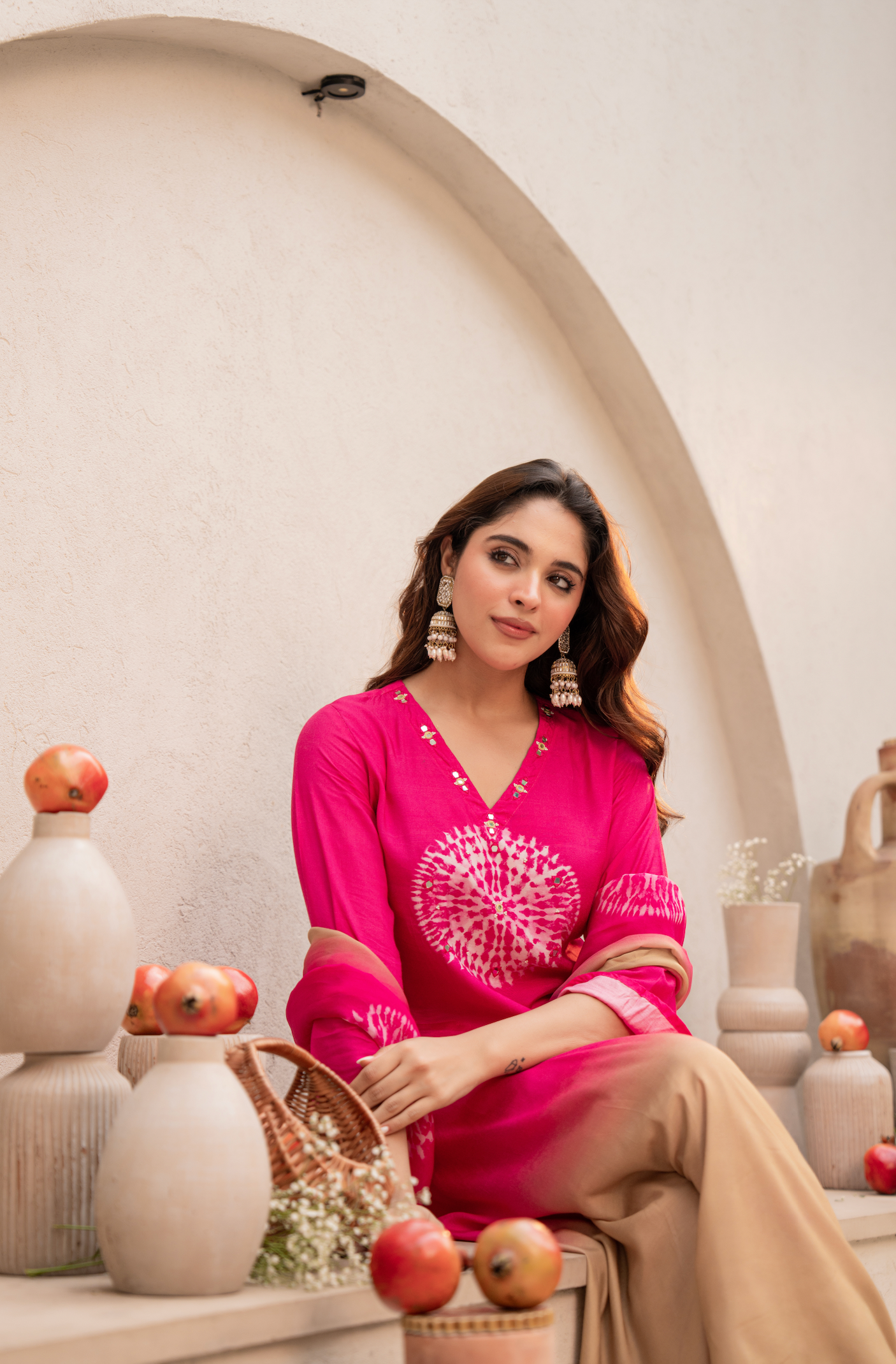 Fuchsia Bloom Magic Suit Set