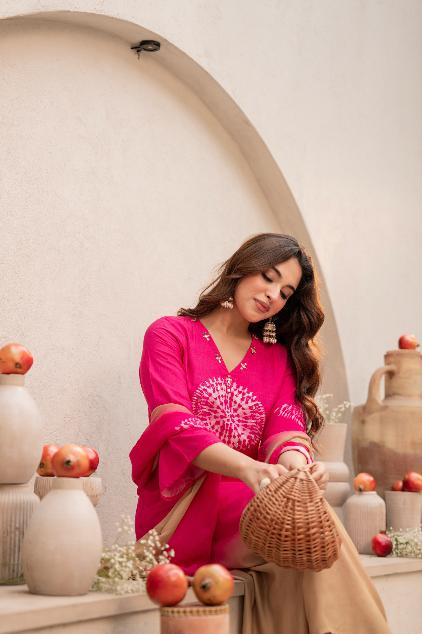 Fuchsia Bloom Magic Suit Set