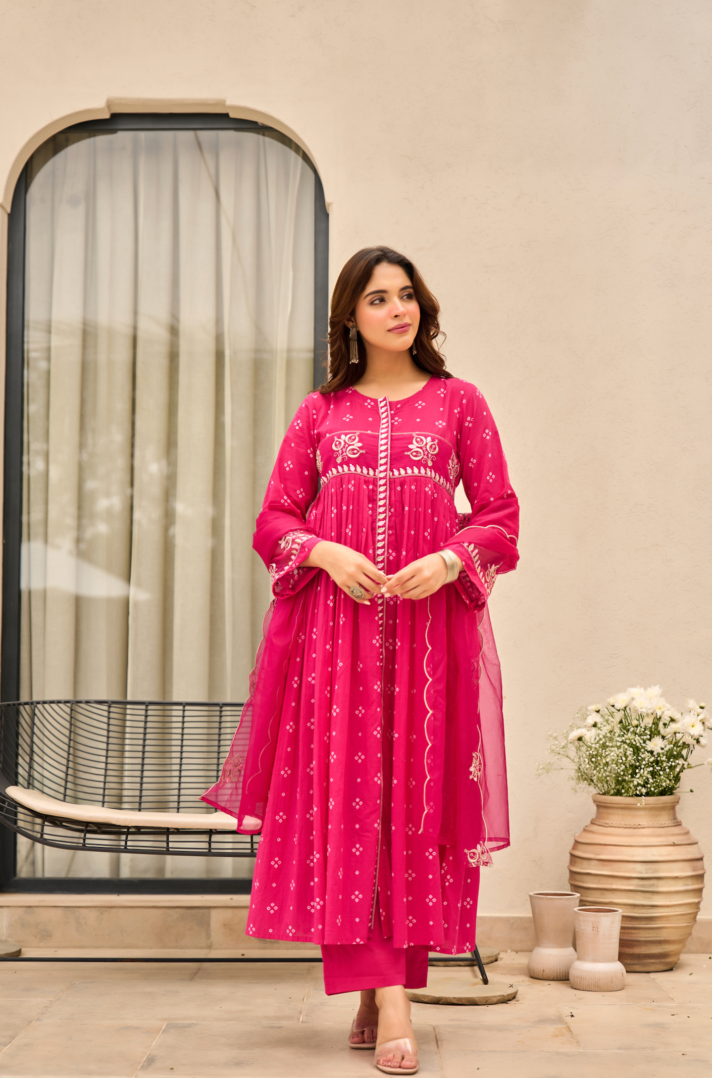 Blushing Rose Cotton Ensemble