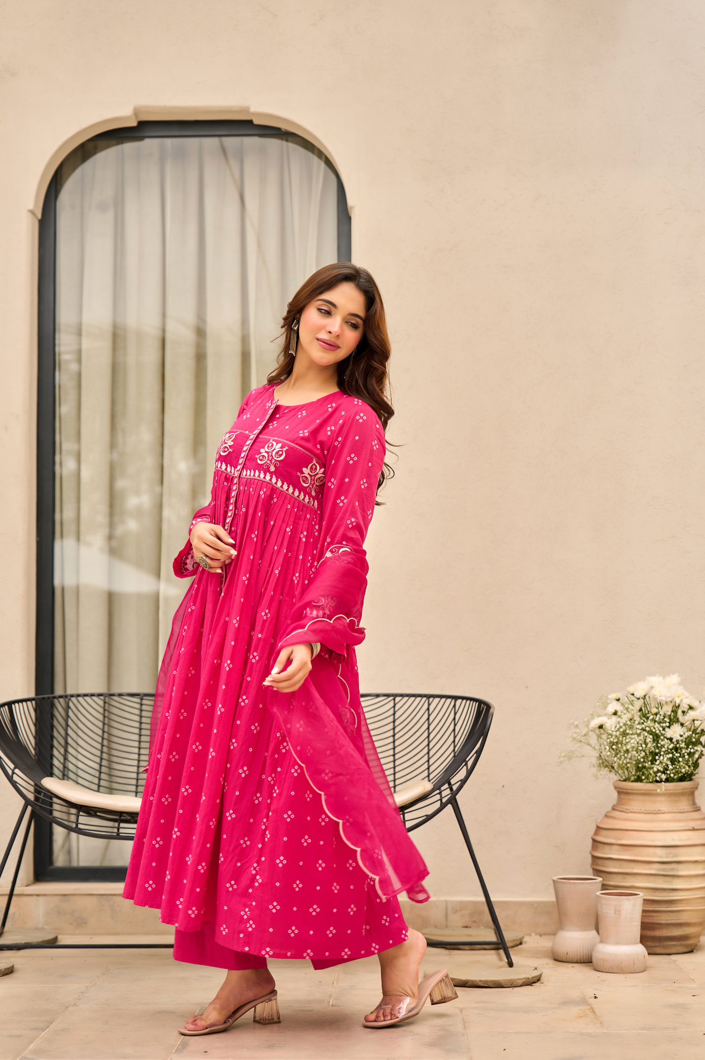Blushing Rose Cotton Ensemble