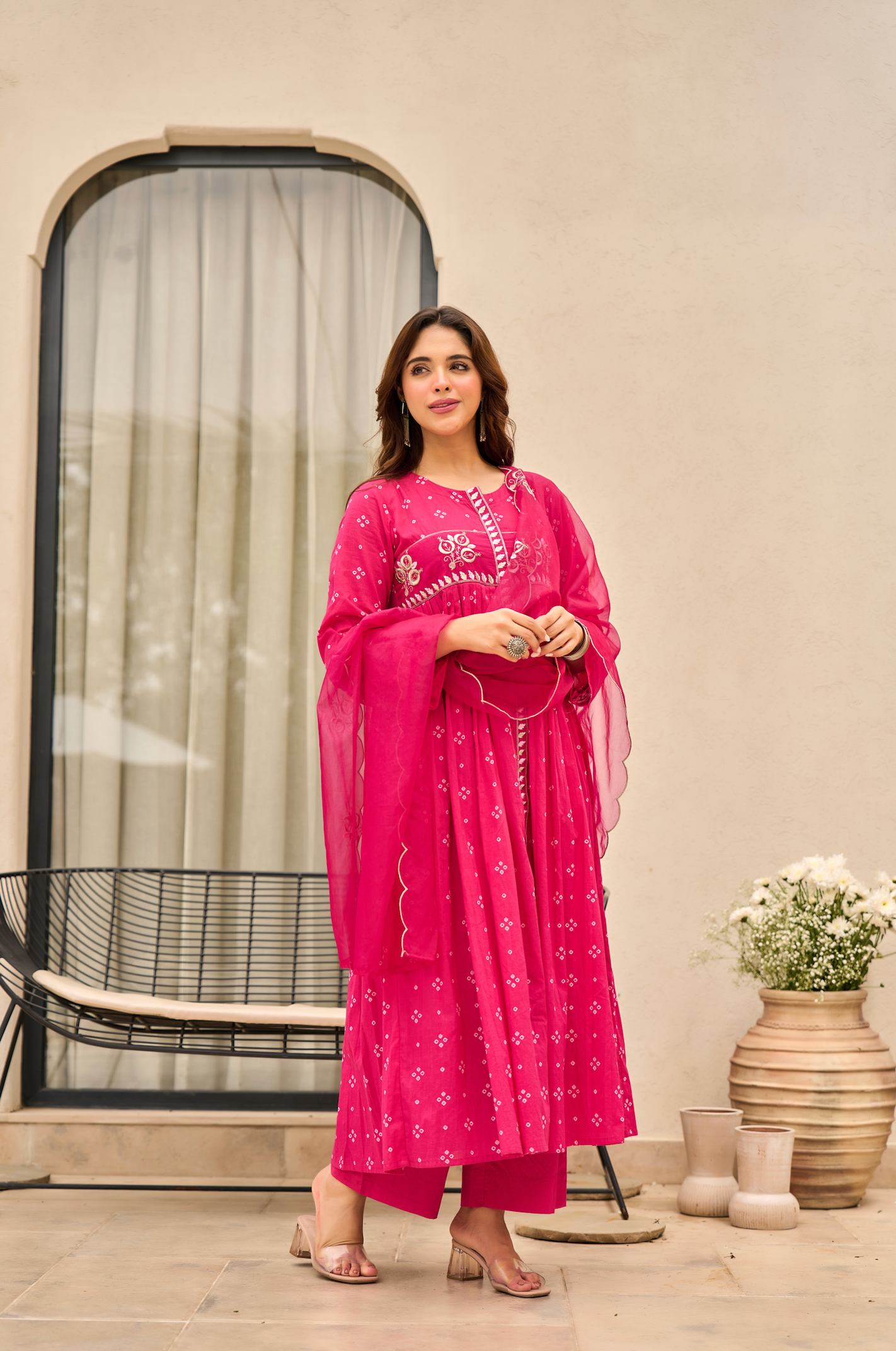 Blushing Rose Cotton Ensemble