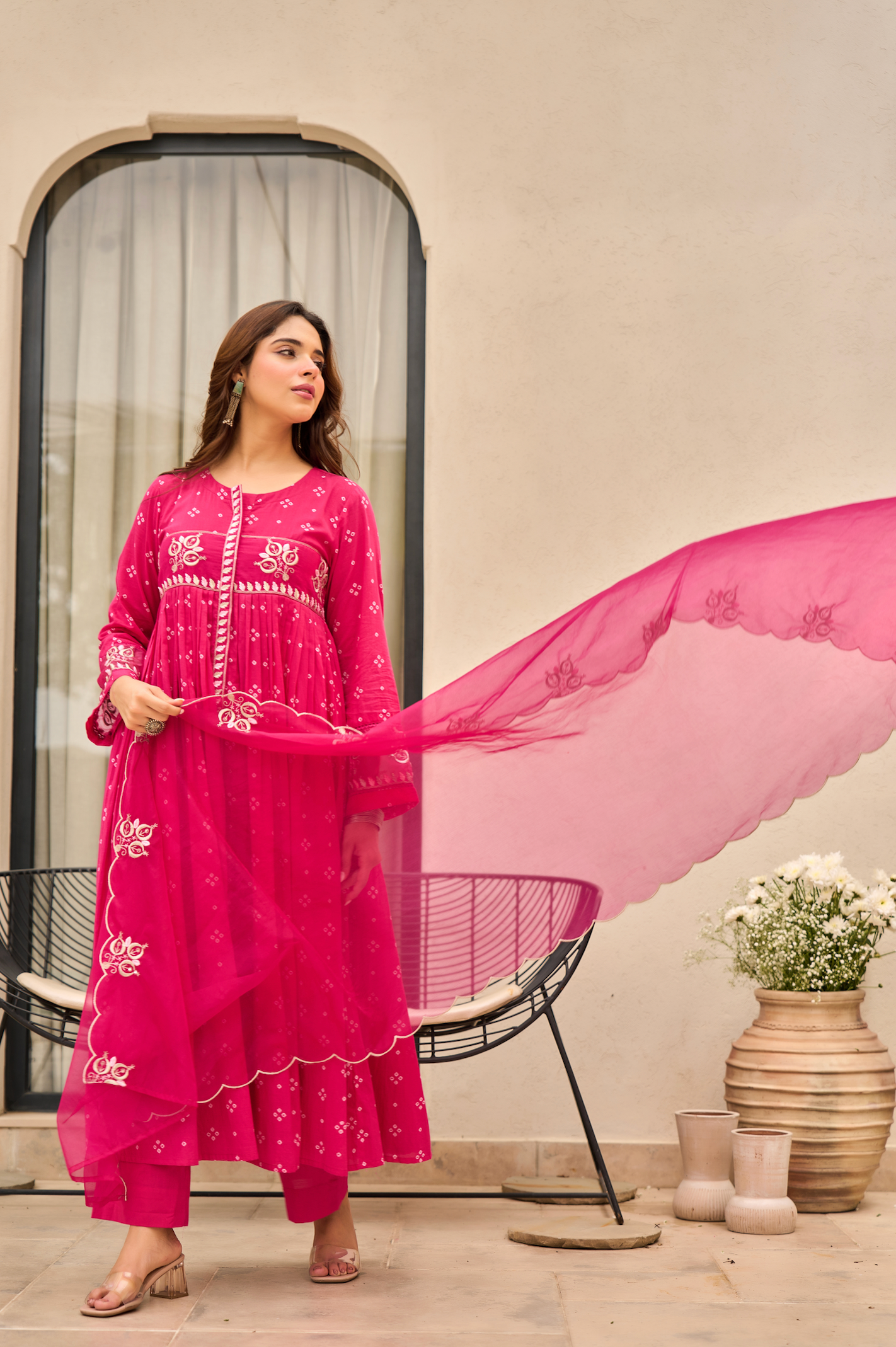 Blushing Rose Cotton Ensemble