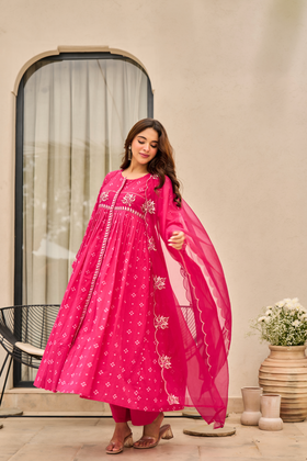 Blushing Rose Cotton Ensemble