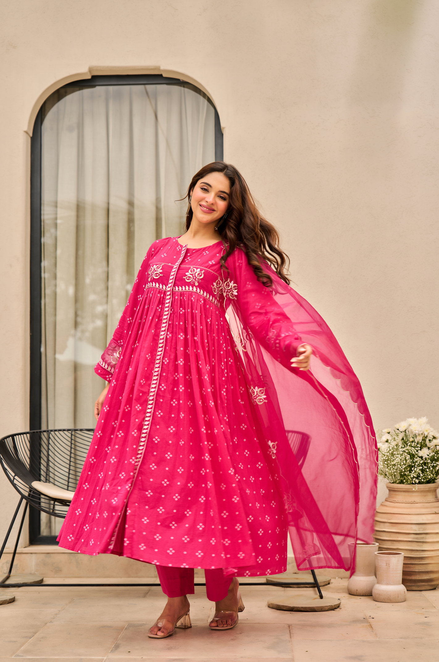 Blushing Rose Cotton Ensemble