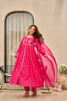Blushing Rose Cotton Ensemble