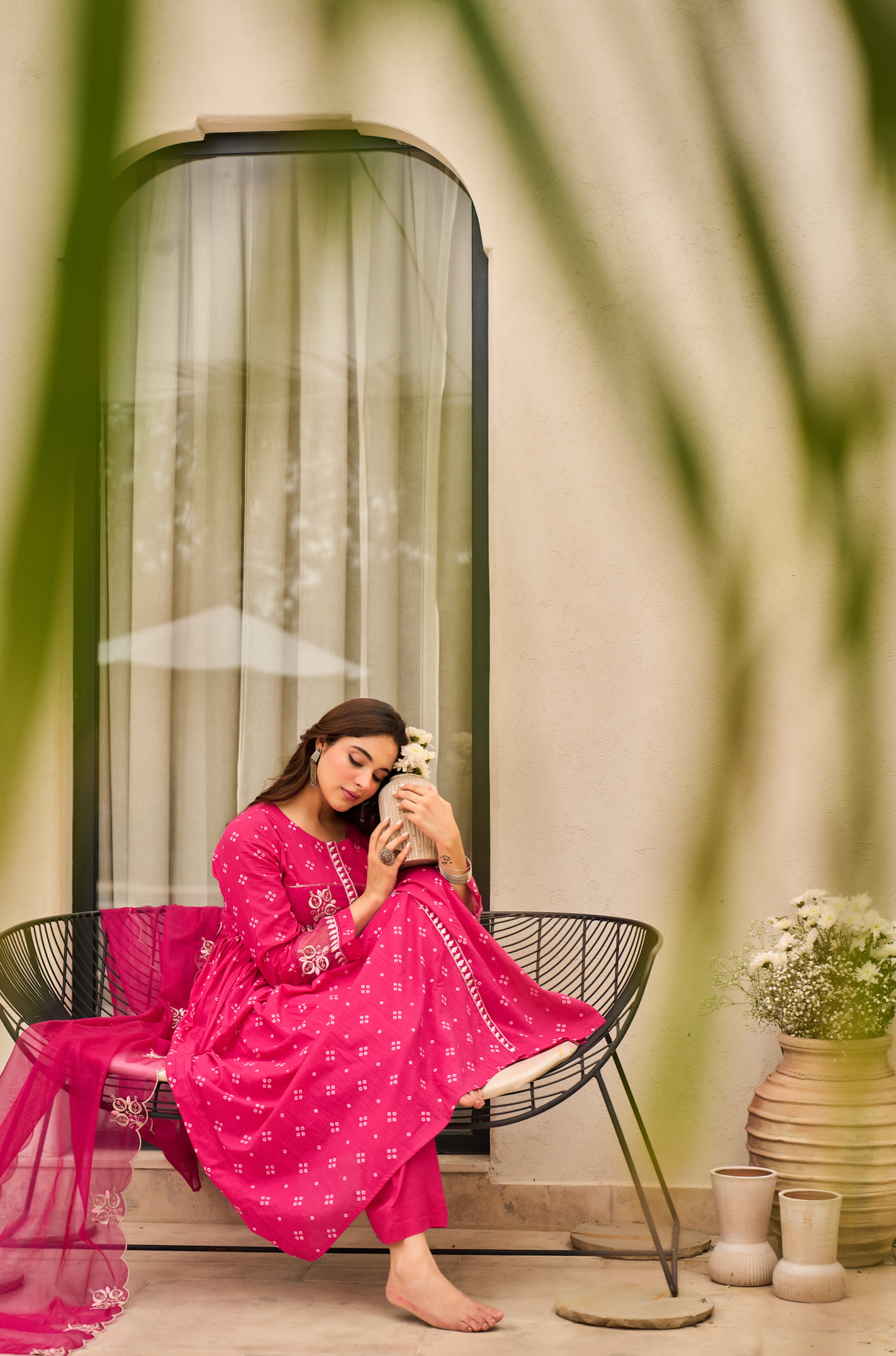 Blushing Rose Cotton Ensemble