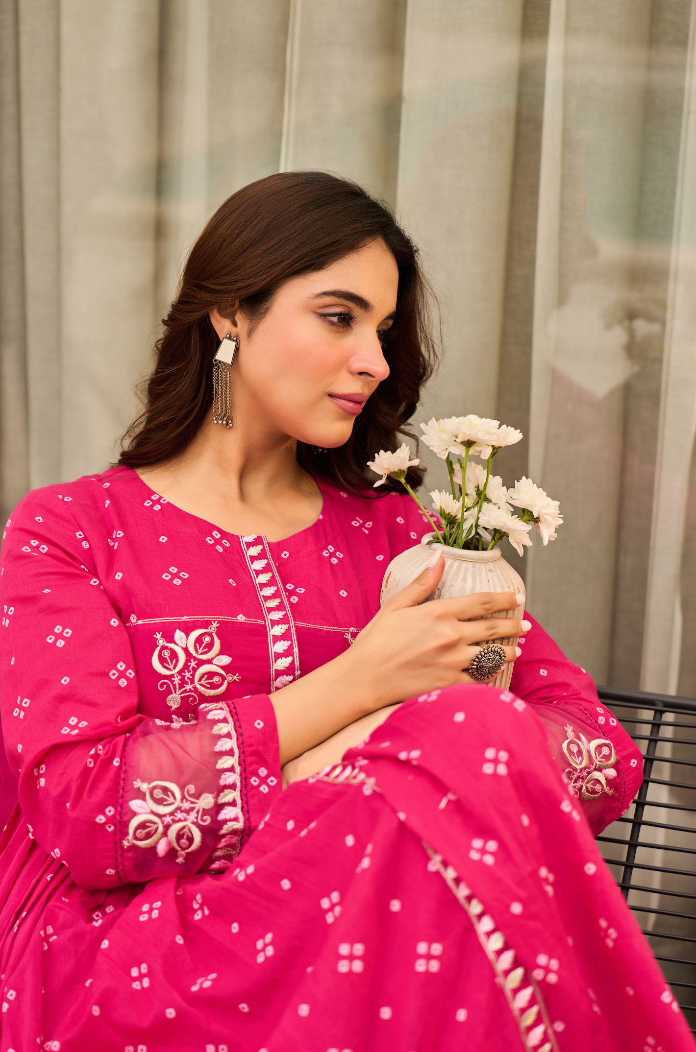 Blushing Rose Cotton Ensemble