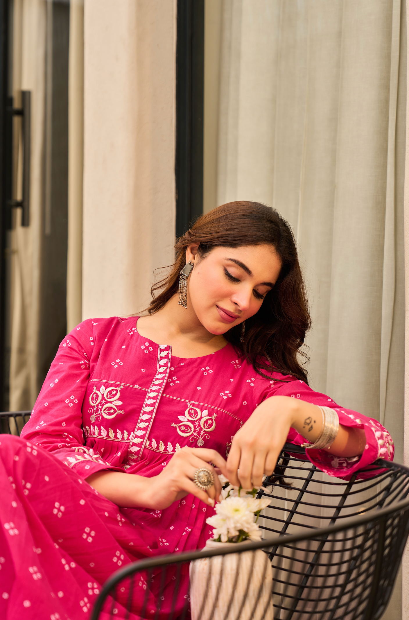 Blushing Rose Cotton Ensemble