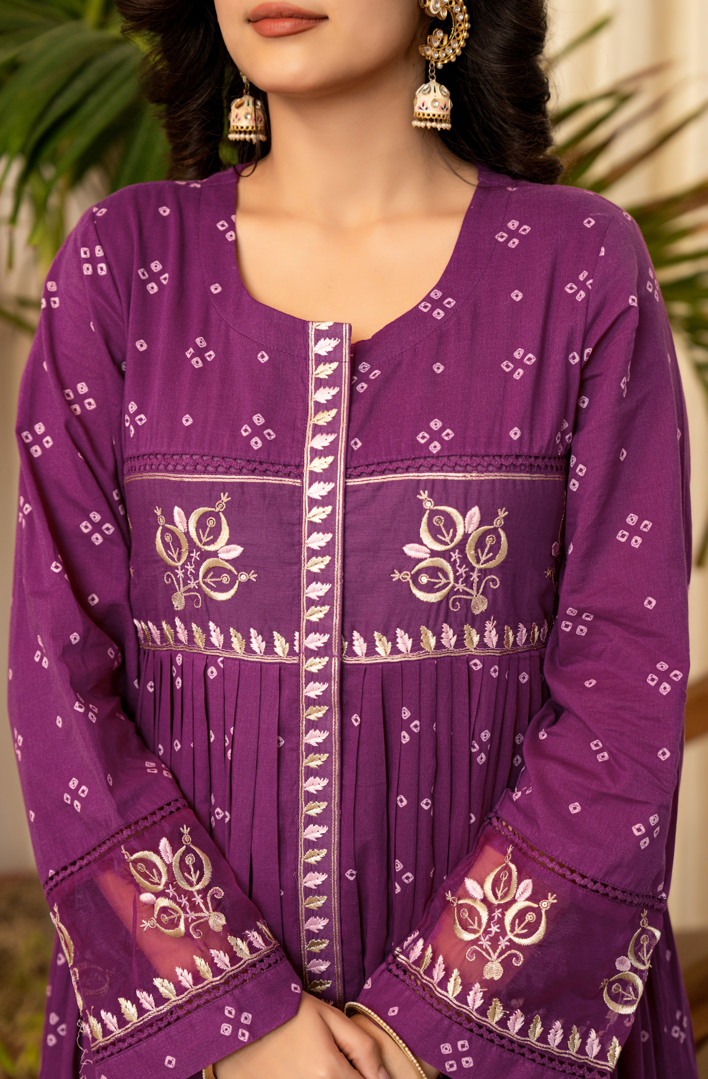 Majestic Mauve Cotton Ensemble