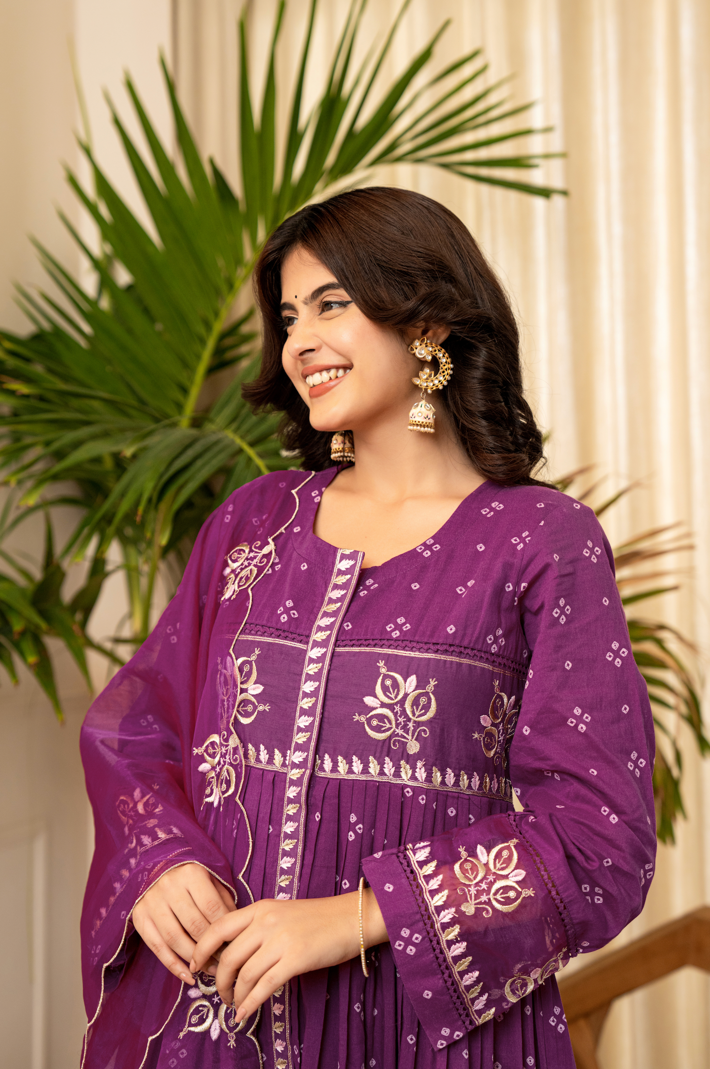 Majestic Mauve Cotton Ensemble