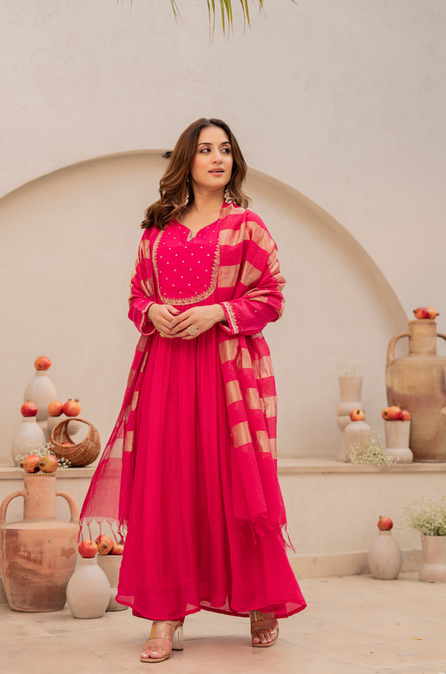 Rani Royale Mulberry Silk Suit Set