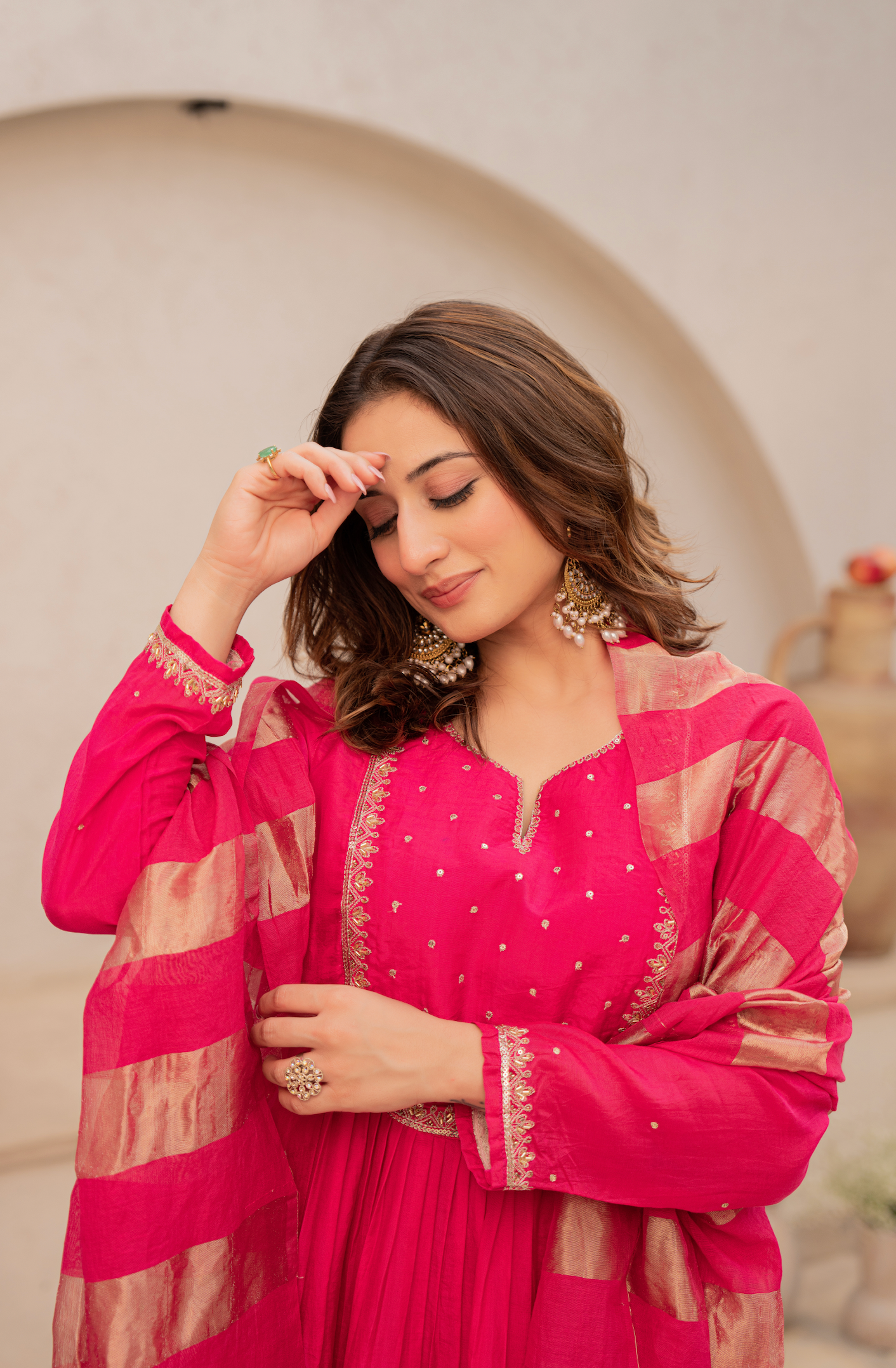 Rani Royale Mulberry Silk Suit Set