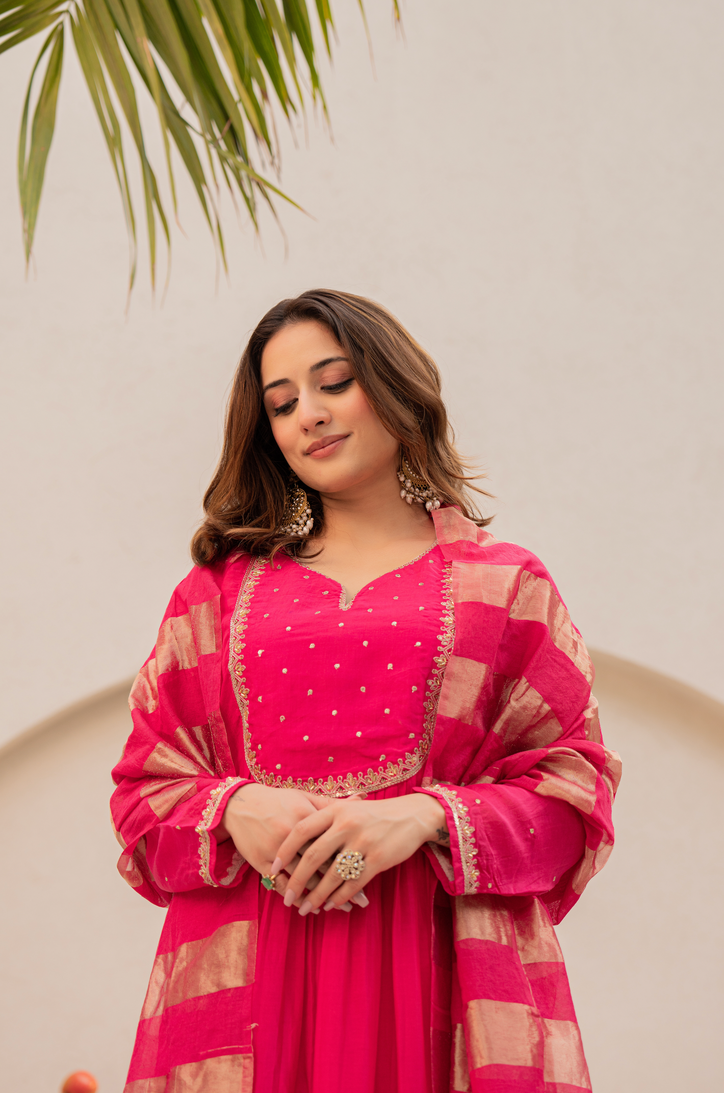 Rani Royale Mulberry Silk Suit Set