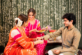 Phoolwari Pink Suit Set