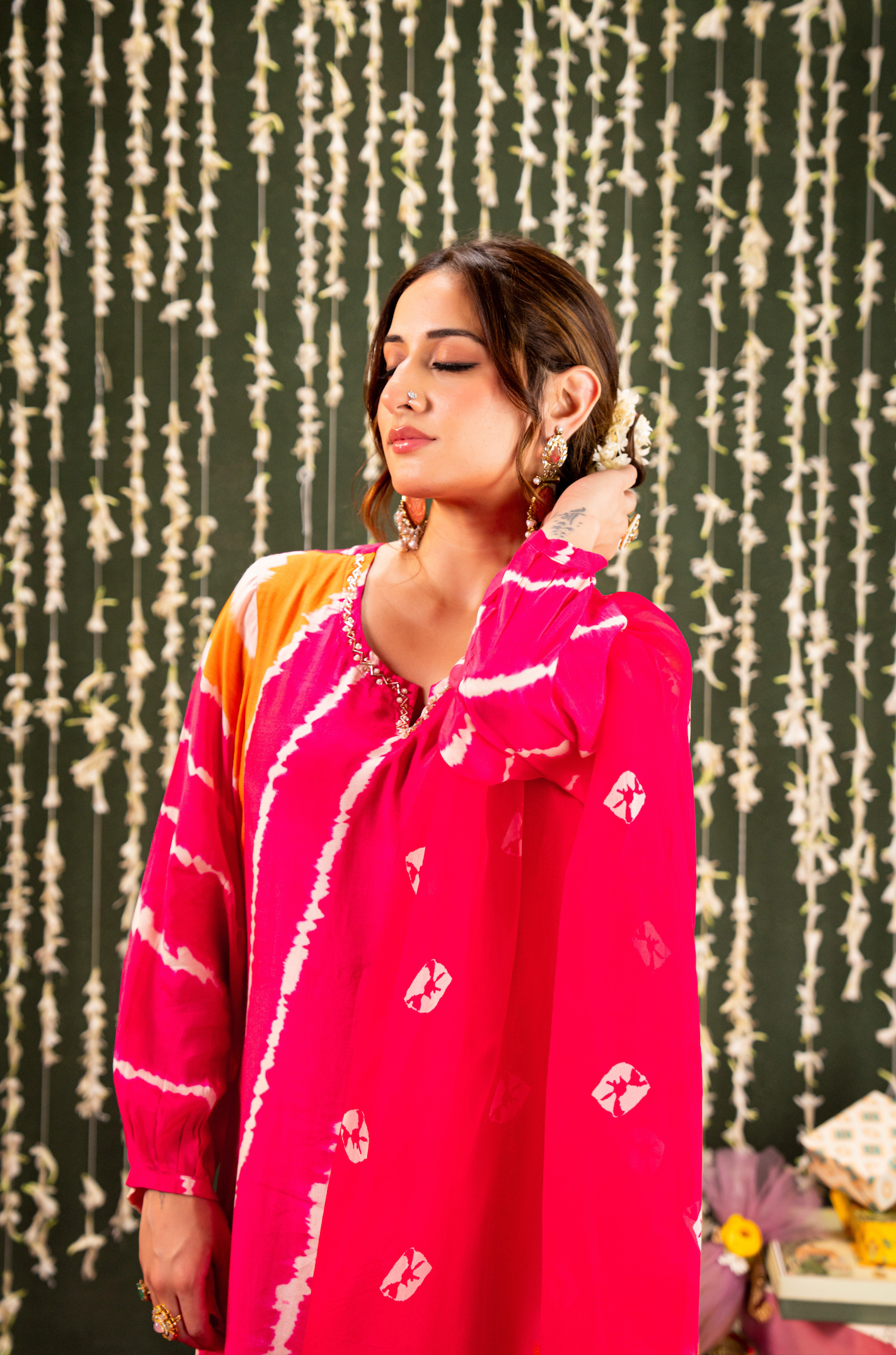 Phoolwari Pink Suit Set