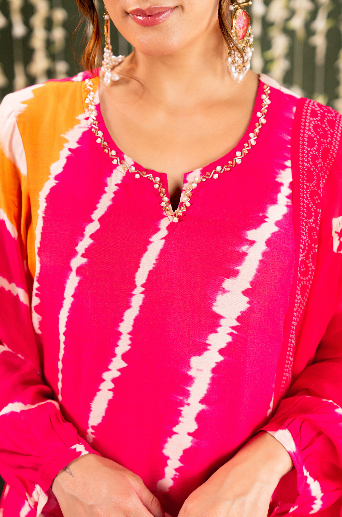 Phoolwari Pink Suit Set