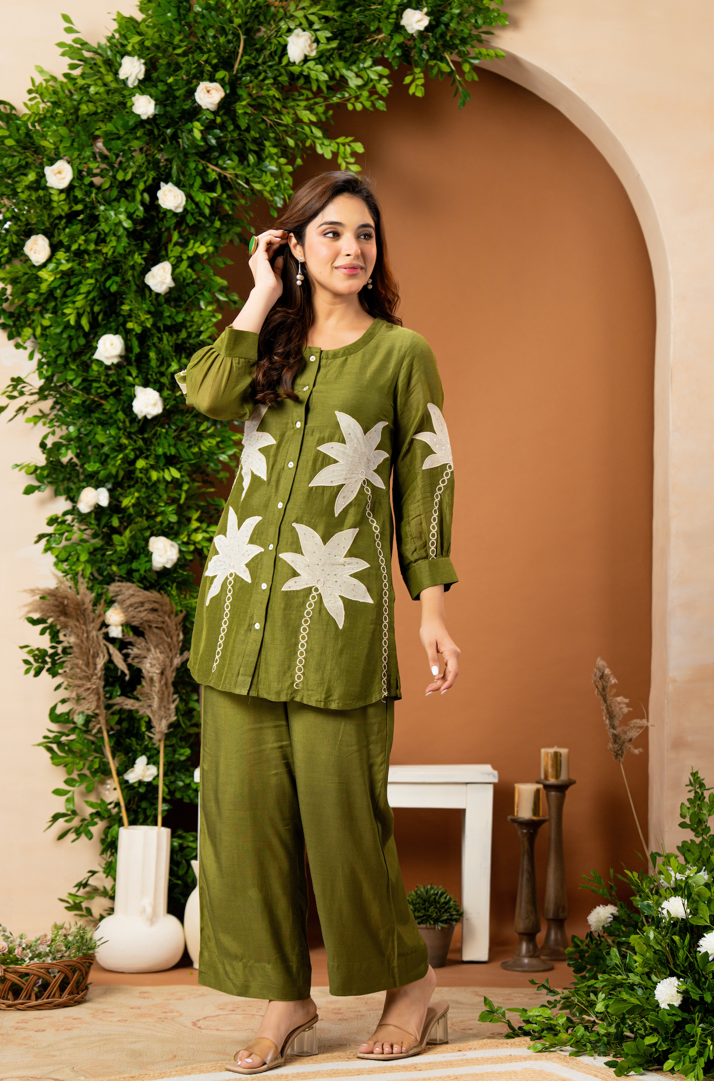 Olive Opulence Co-ord Set