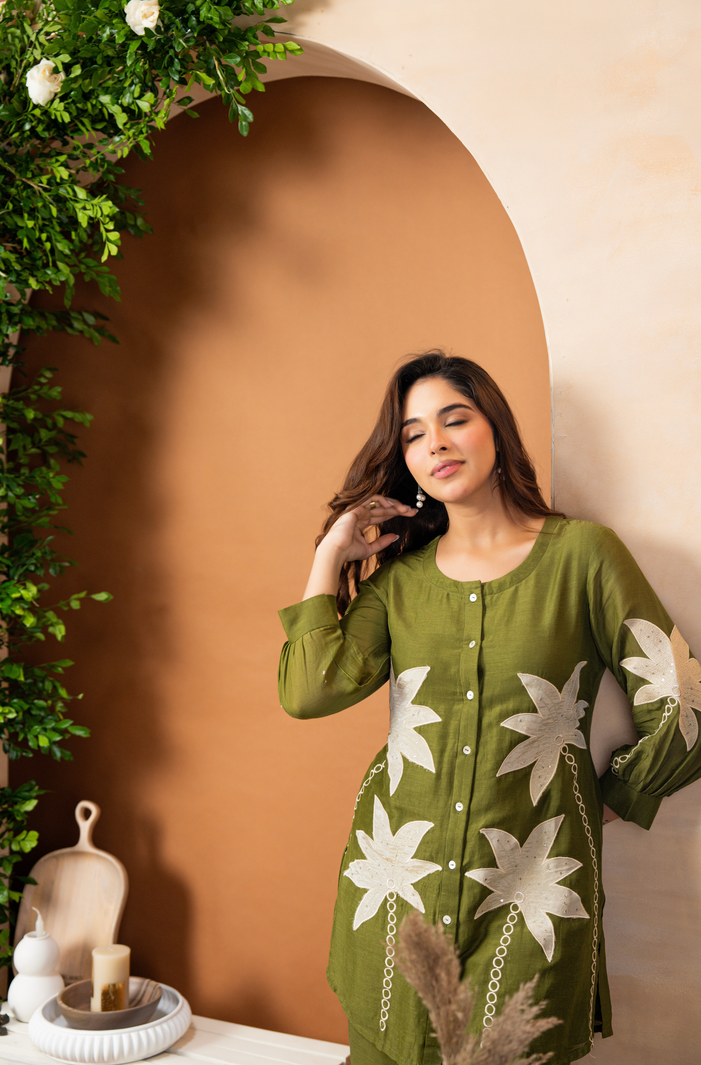 Olive Opulence Co-ord Set