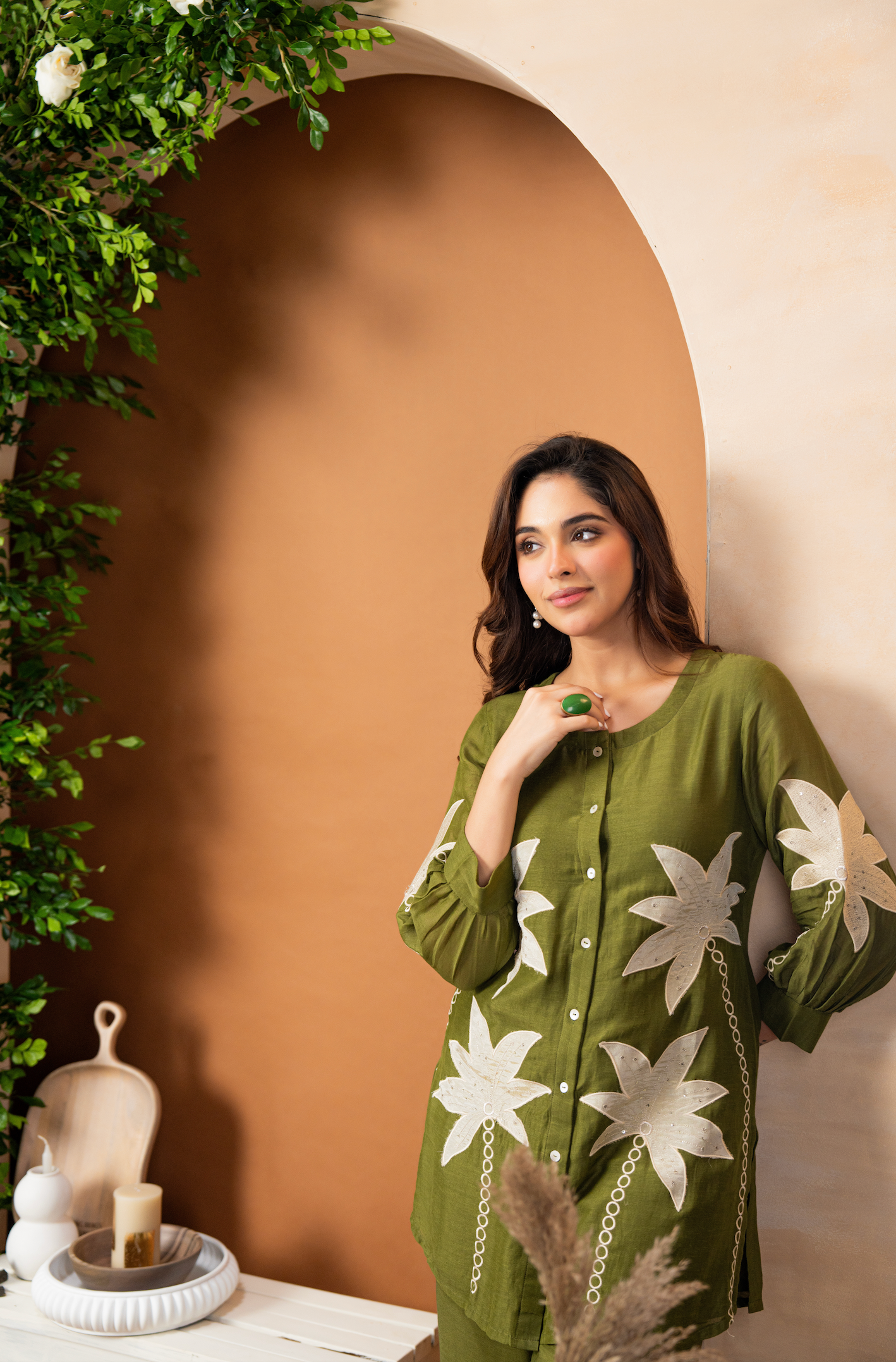 Olive Opulence Co-ord Set