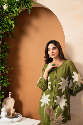 Olive Opulence Co-ord Set