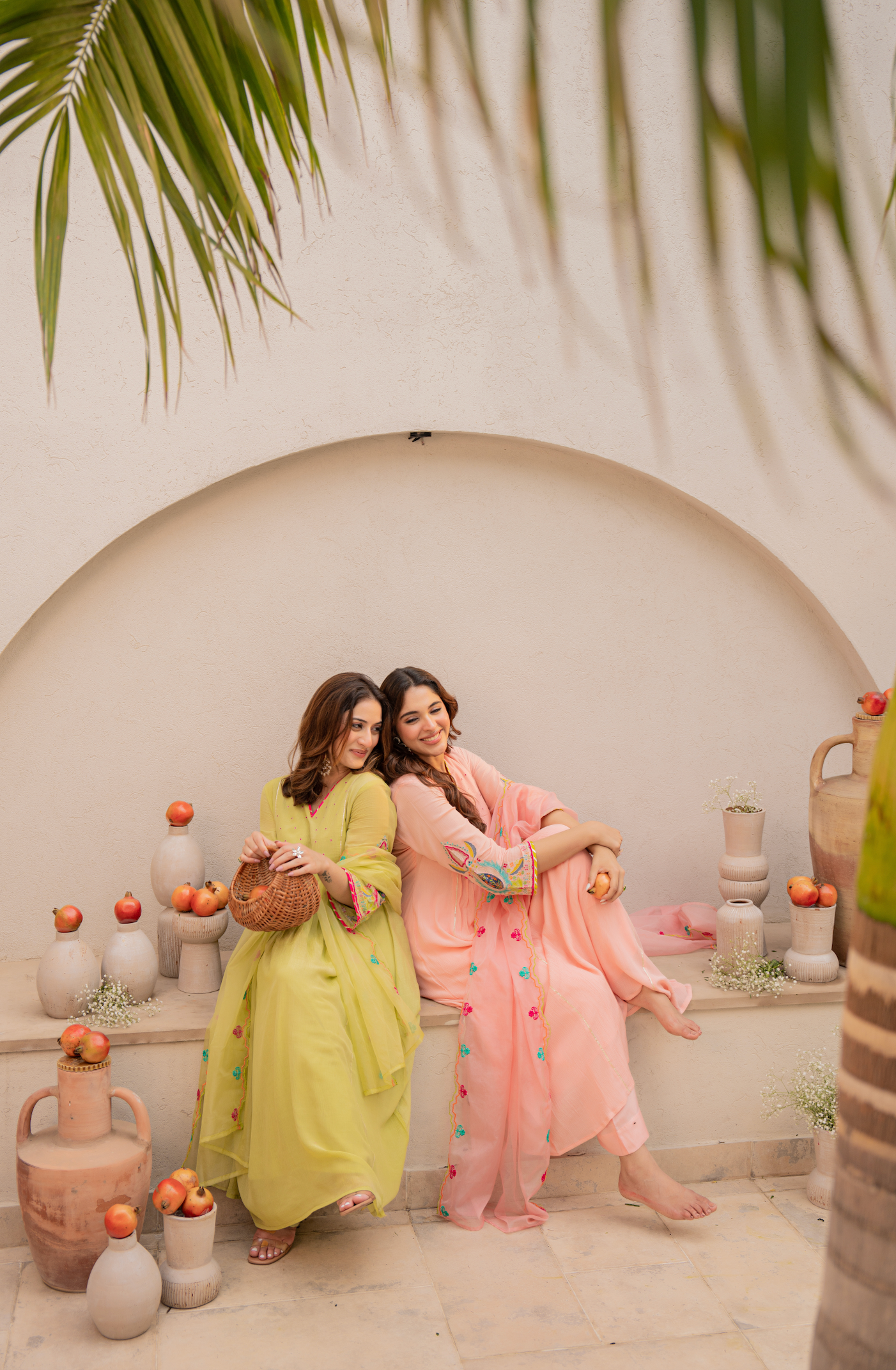 Lemon Zest Anarkali Suit Set