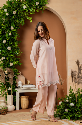 Peach Harmony Co-ord Set