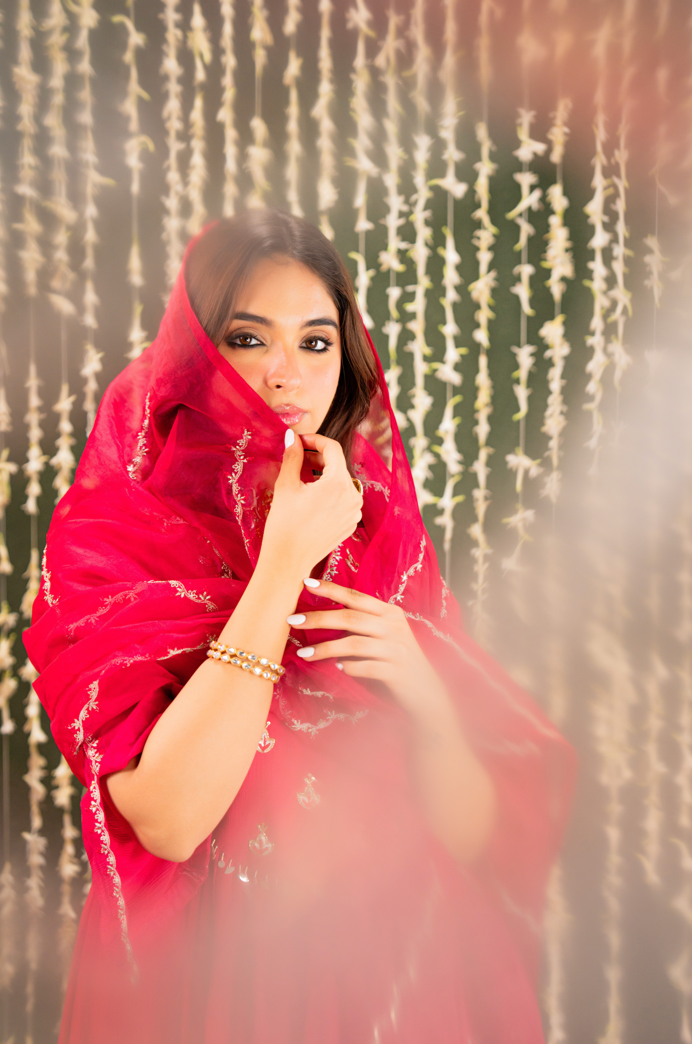 Blush Saga Crush Chanderi Suit Set