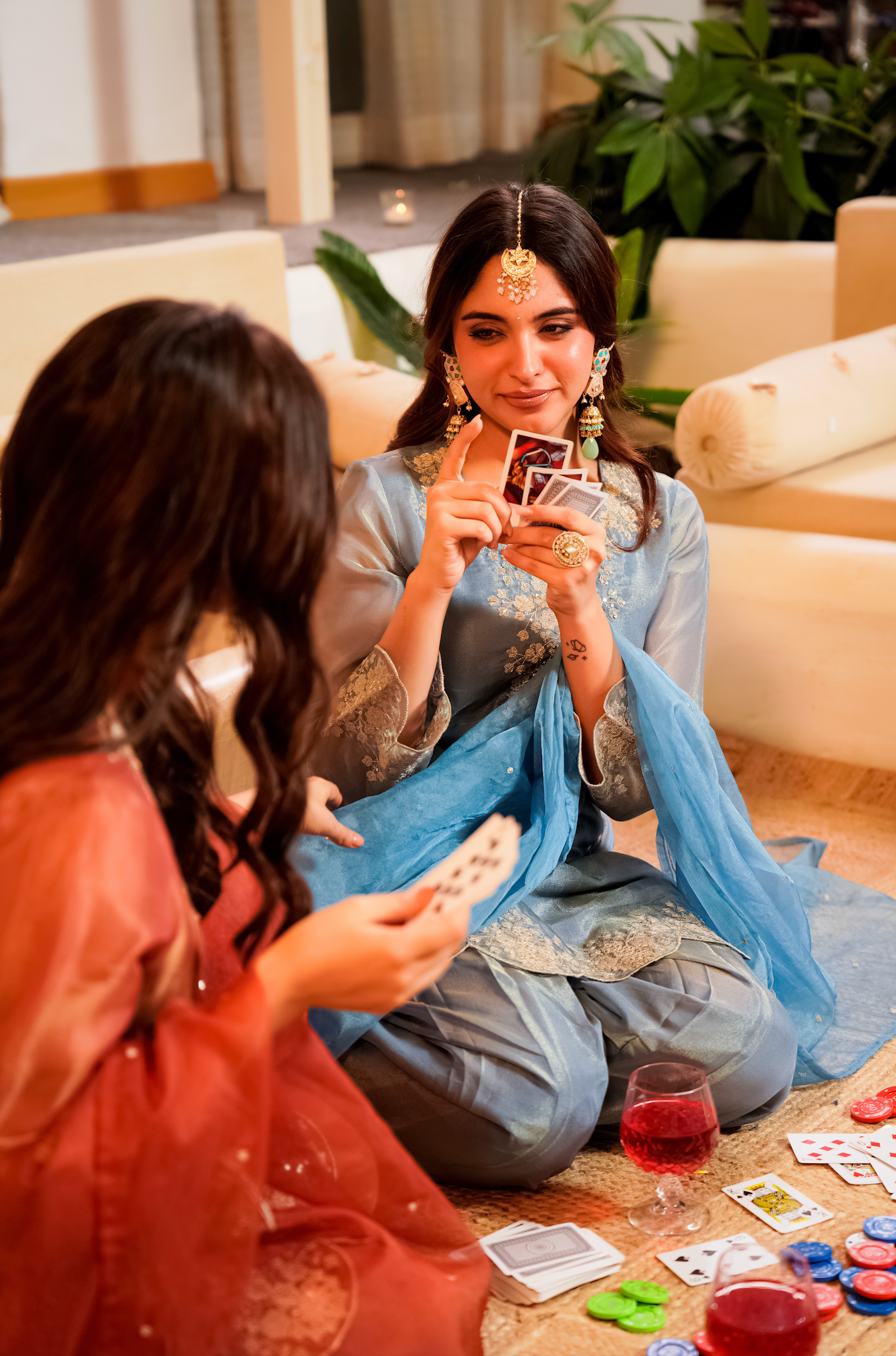 Serene Mist Tissue Suit Set