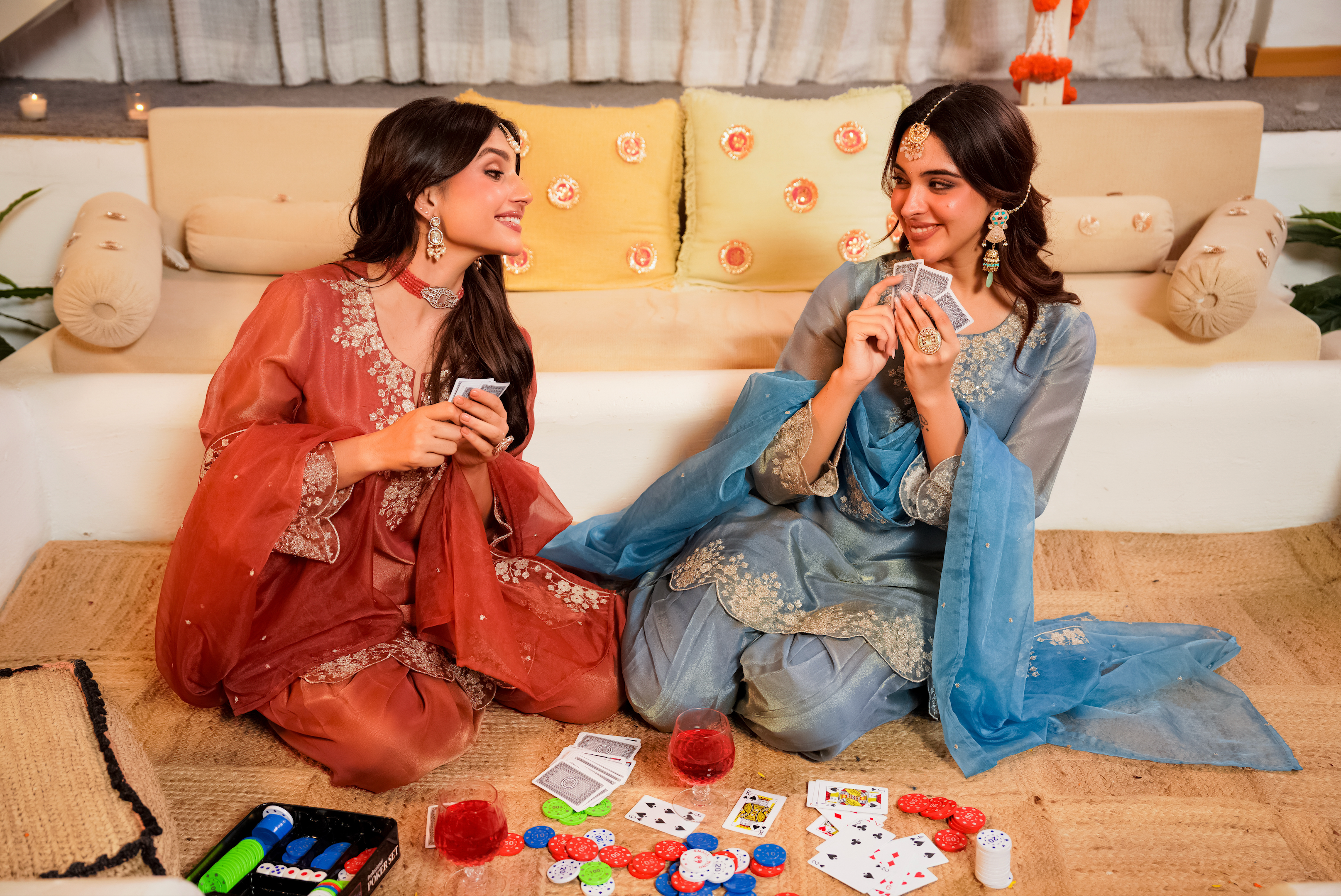 Serene Mist Tissue Suit Set