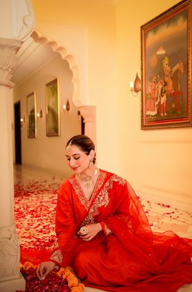 Amber Aura Russian Silk Suit Set