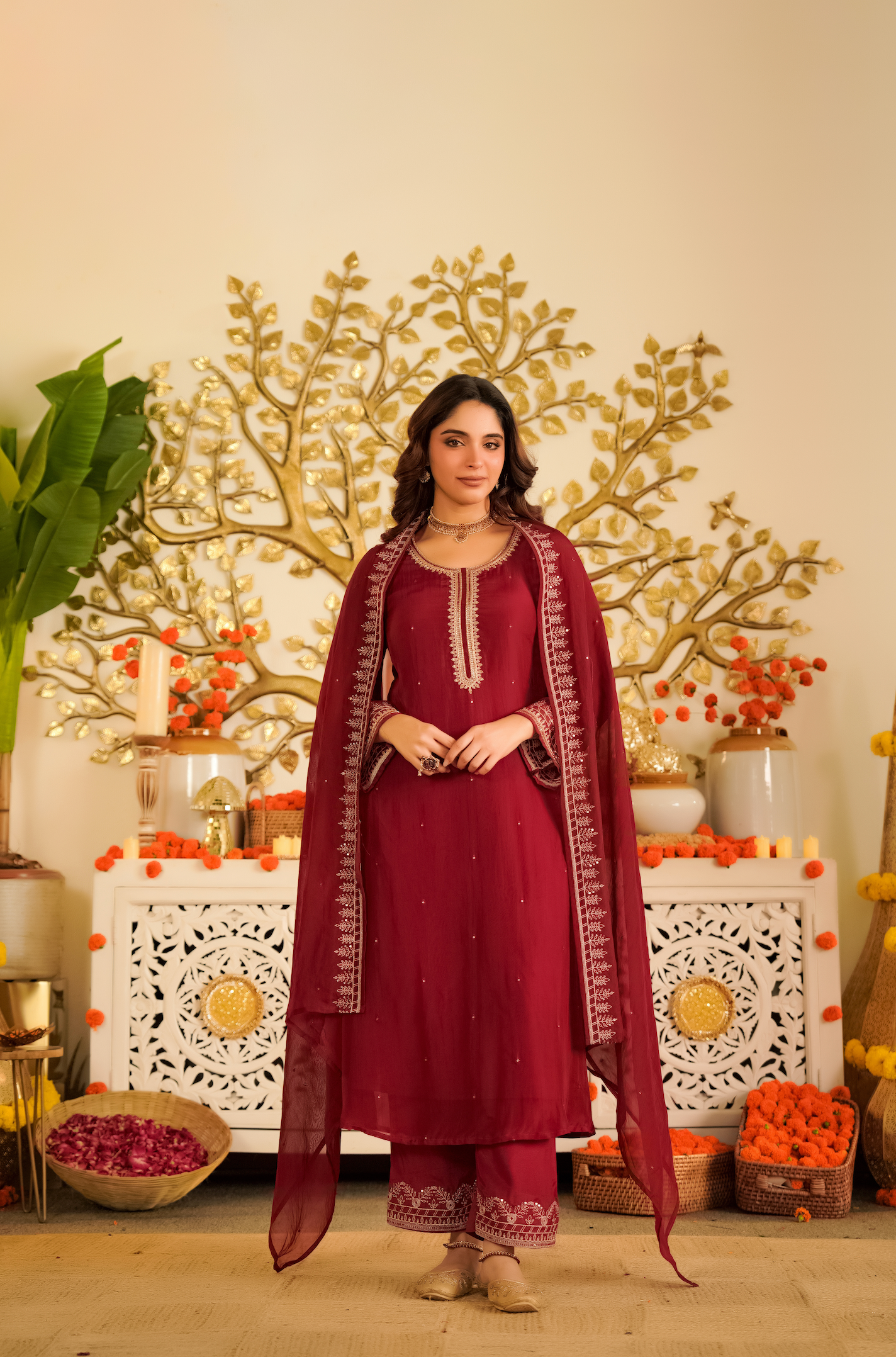 Garnet Grace Ensemble Suit Set
