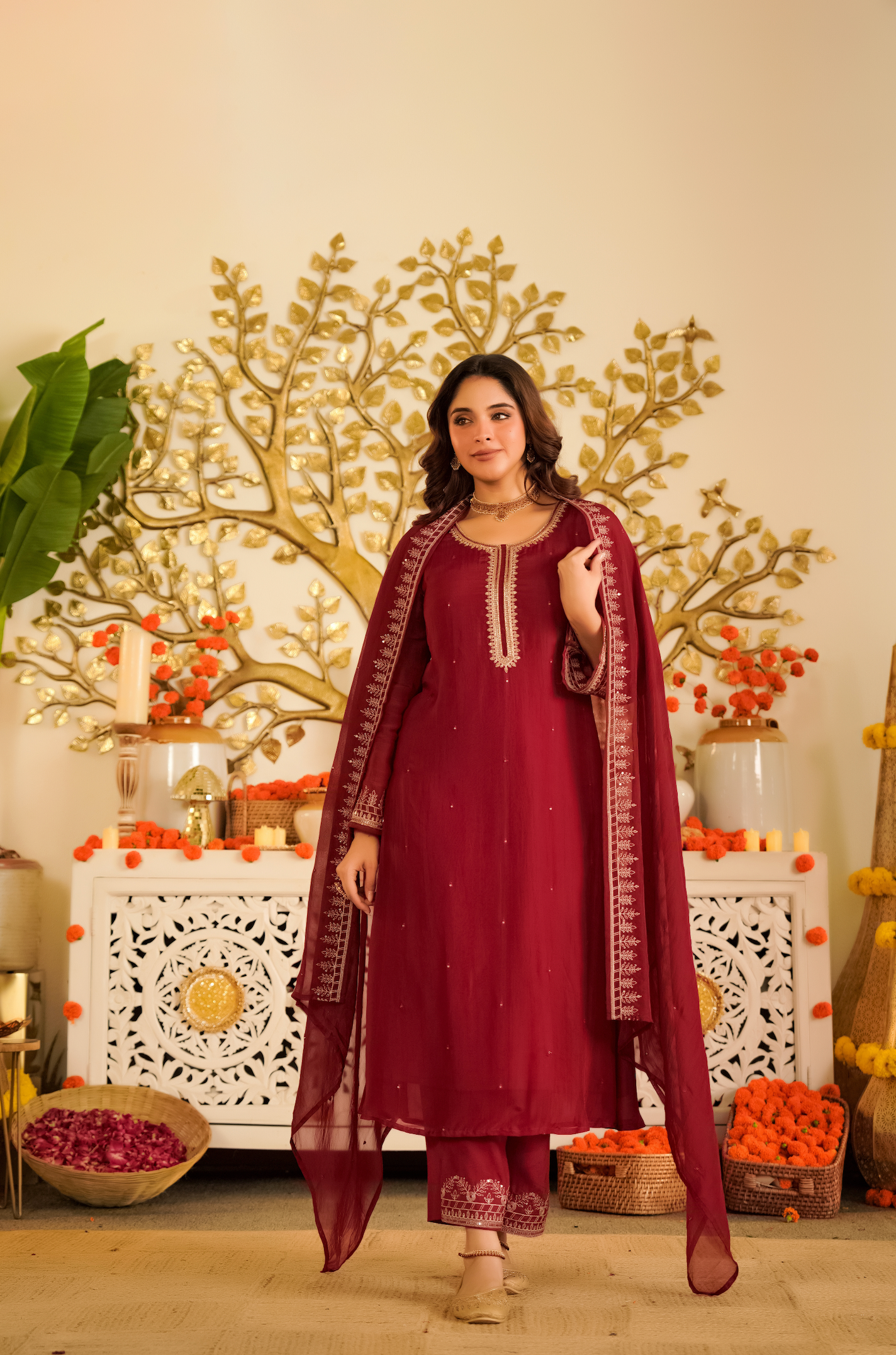 Garnet Grace Ensemble Suit Set