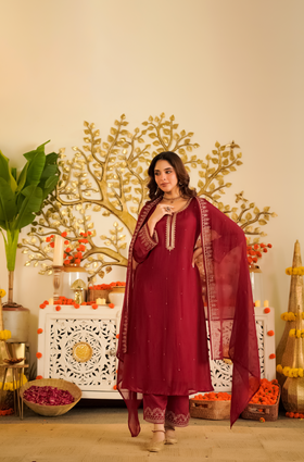 Garnet Grace Ensemble Suit Set